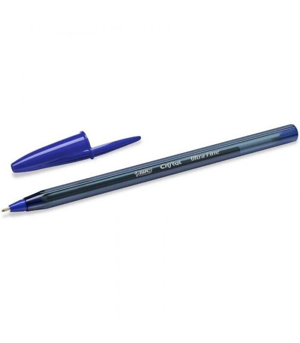 Boligrafo Bic Cristal Punta Aguja 0,7 mm Azul. Bolígrafos bic de tinta . La  Superpapelería