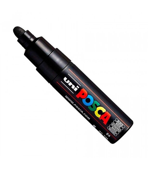 Uni Posca PC-1MR - Rotuladores de pintura de color negro ultrafinos de  calibre de 0.028 in, punta de punta que escribe en cualquier superficie