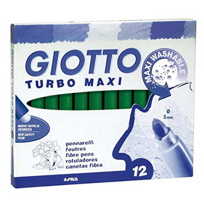 Schoolpack 108 Rotuladores Giotto Turbo Maxi gruesos