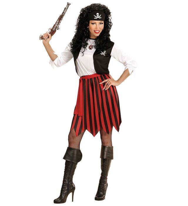 945 Decrépito bádminton Disfraz Chica Pirata Talla L. Disfraces de indios y vaqueros . La  Superpapelería