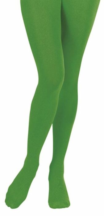 Medias Verdes Opacas 40 Den (Talla Xl ). medias y leggins de disfraz . La Superpapelería