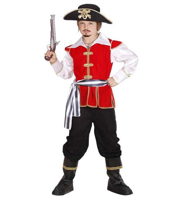 Disfraz Widmann de Niña Pirata Talla 5-7 Años 128 cm.. Disfraces de piratas  . La Superpapelería