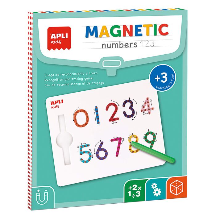 Caja Apli Kids Pizarra Magnetica Numeros. Juegos educativos/didácticos . La  Superpapelería