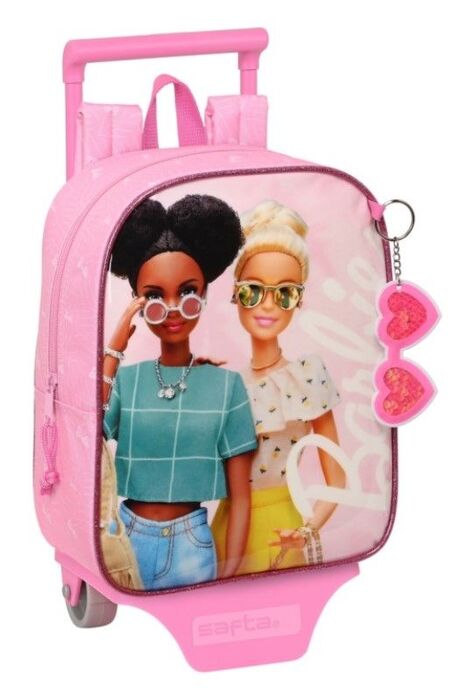 Barbie Girl - Mochila Escolar Grande Con Carro, Mochila Niño