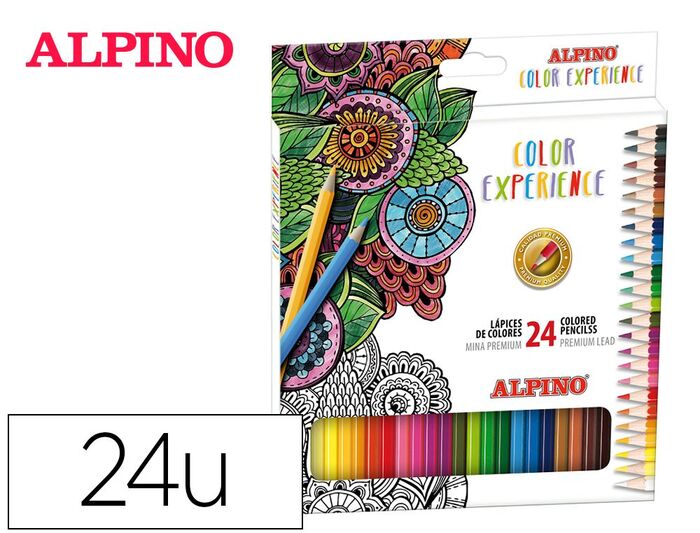 Caja de Rotuladores Alpino 24 Colores Surtidos