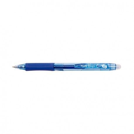 Boligrafo Borrable Retractil Plus Magic Click Azul Trazo 0,7 mm. Bolígrafos  borrables . La Superpapelería