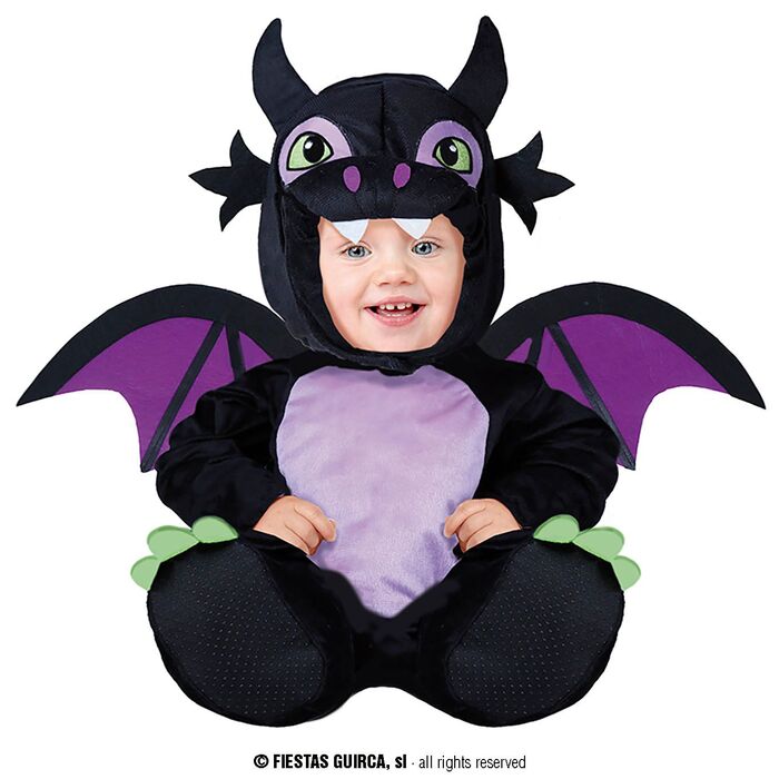 Disfraz Black Dragoon Baby 12-18 Meses. Disfraz hallowen bebe . La