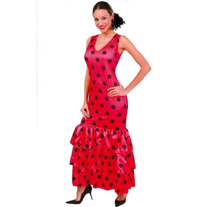 Disfraces Disfraces-adultos-todos - Disfraz sevillana topos rojos adulto  mujer - Venta de Disfraces de Carnaval - Tienda de Disfraces Online
