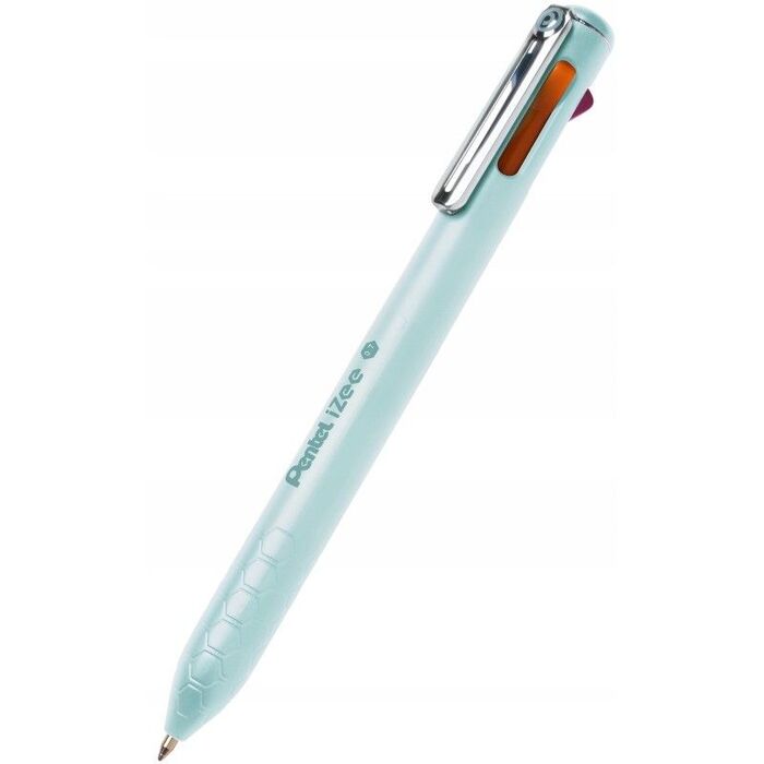 Boligrafo Pentel Cuatro Colores Izee 0. 7 mm Azul Claro Bxc467-Lc.  Bolígrafos otras marcas . La Superpapelería