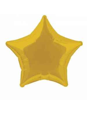Globo Foil Estrella Oro 50,8 cm