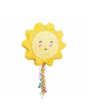 Piñata Forma Sol Sonriente 45 X 43. 2 cm