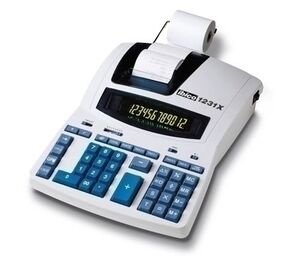 Calculadora Impresora Ibico 12 Digitos 1231X