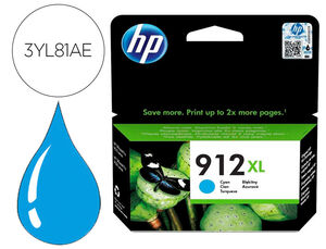 Cartucho Ink-Jet Hp 912 Xl Officejet 8010 / 8020 / 8035 Cian 825 Pag