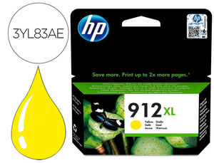 Cartucho Ink-Jet Hp 912 Xl Officejet 8010 / 8020 / 8035 Amarillo 825 Pag