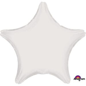 Estrella Foil Blanca 45 cm