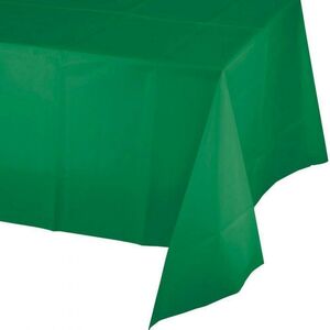Mantel Papel Plastificado Rectangular Verde Esmeralda 137 X 274 cm