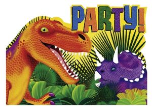 Invitaciones Dinosaurios