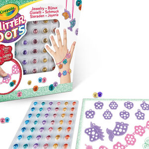 Juego Educativo Crayola Glitter Dots Kit Joyería
