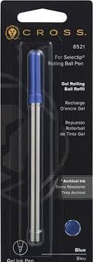 Electrónico Sensible desfile Recambio Roller Cross Azul M 8521. Recambios plumas, rollers y bolígrafos .  La Superpapelería