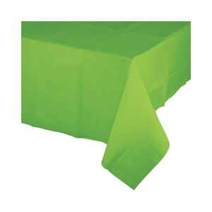 Mantel Papel Plastificado Rectangular Verde Lima 137 X 274 cm