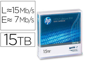 Consumibles Hewlett Packard Enterprise Lto-7 Ultrium 15 Tb Rw Data Cartr