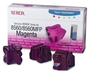 Consum. Tektronix Phaser 8560 Magenta 3 Barras Tinta Solida