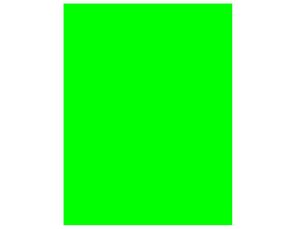 Cartulina Fluorescente Verde 50X65 cm
