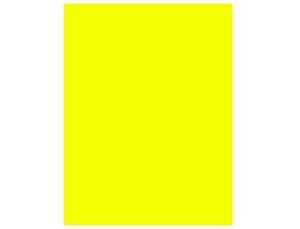 Cartulina Fluorescente Amarilla 50X65 cm