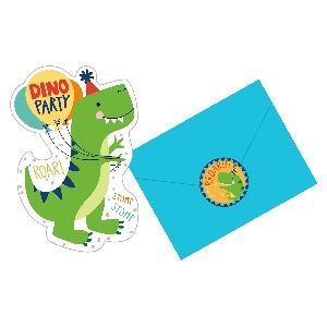 Invitaciones Happy Dino Bday B-8