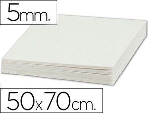 Carton Pluma 50X70 5Mm Blanco
