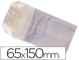Bolsas Celofan 65X150 mm -Paquete 100