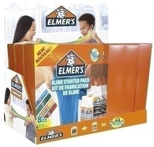 Juego Elmer´s Slime Starter Pack Kit Completo Expositor de 12