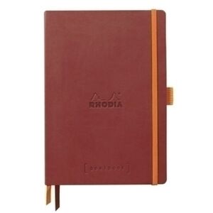 Cuaderno Goalbook Rhodia Nacarat Micro. tapa Polipiel A5 120H 90G Puntos Dots