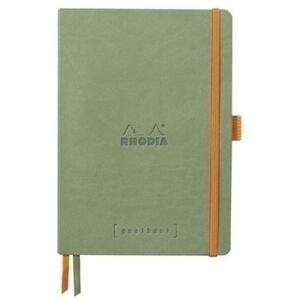 Cuaderno Goalbook Rhodia Celadon Micro. tapa Polipiel A5 120H 90G Puntos Dots