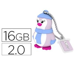 Memoria Usb Emtec Flash 16 Gb 2. 0 Pinguino