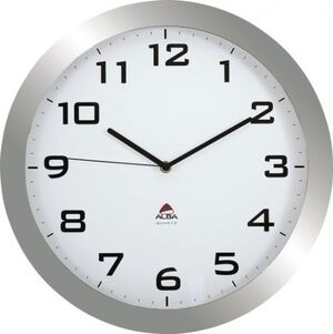 Reloj de Pared Alba Analogico 55X380 mm Gris
