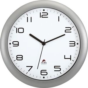 Reloj de Pared Alba Analogico 45X300 mm Gris