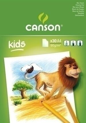 Bloc de Dibujo Guarro-Canson Kids A4 30H 90G
