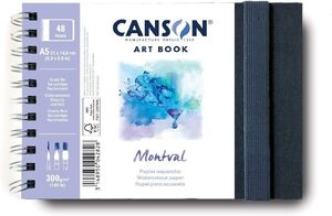 Cuaderno Acuarela Canson Montval Art Books A5 24 Hj 300 Gr