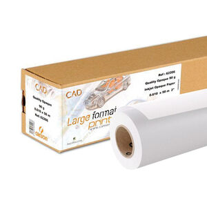 Papel Plotter Canson 90G Quality Opaco Inkjet 24, 610Mmx 50M