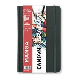 Cuaderno Blanco Canson Graduate Manga 14X21,6 cm 80 Hj 200 Gr