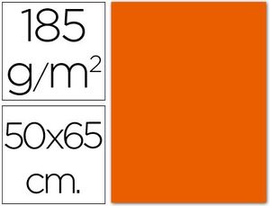 Cartulina Canson 50X65 185 Gr Naranja Mandarina