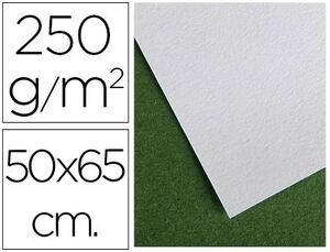 Papel Secante Canson 50X65 cm Liso Blanco 250 Gr Pack 25