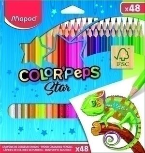 Lapices de Colores Maped Color Peps Estuche de 48 Colores Surtidos