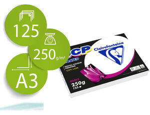 Papel Fotocopiadora Color Dcp Coated Glossy Din A3 250 Gramos Paquete de 125 Hojas