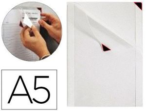 Funda de Presentacion Tarifold Kang Easy Clic Adhesiva Removible Din A5 Esquina Magnetica Capacidad