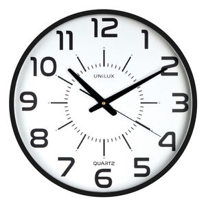 Reloj Pared Unilux Maxipop Negro