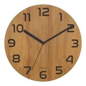Reloj de Pared Unilux Palma Bamboo Analogico 30 cm Ø