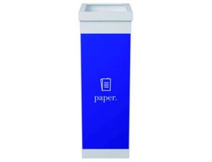 Contenedor Papelera Reciclaje Paperflow con Tapa Poliestireno para Papeles 60 L 76X36,3X26,3 cm