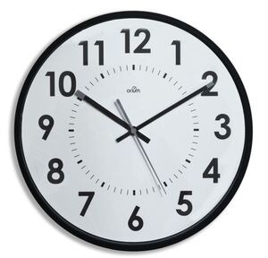 Reloj de Pared Orium By Cep Analogico 11244 30 cm Ø Negro